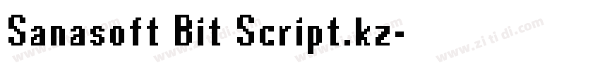 Sanasoft Bit Script.kz字体转换